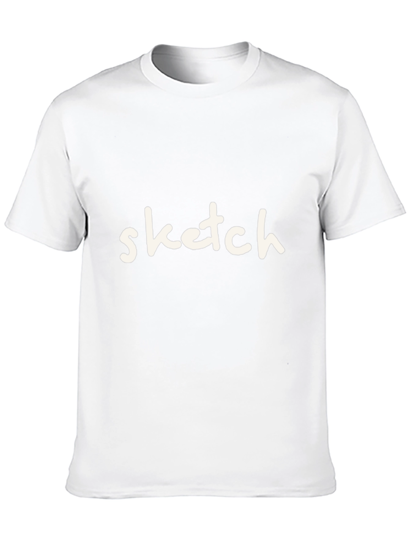 Sketch Graphic Tee - Modern Casual T-Shirt