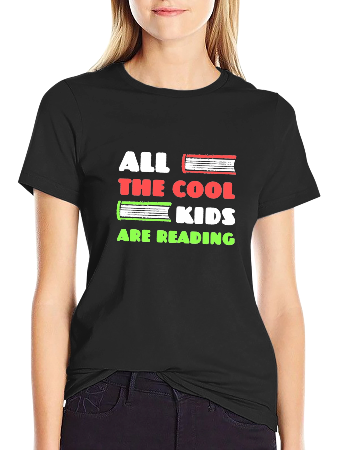 Cool Kids Reading Graphic T-Shirt