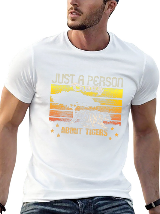 Crazy About Tigers Graphic T-Shirt