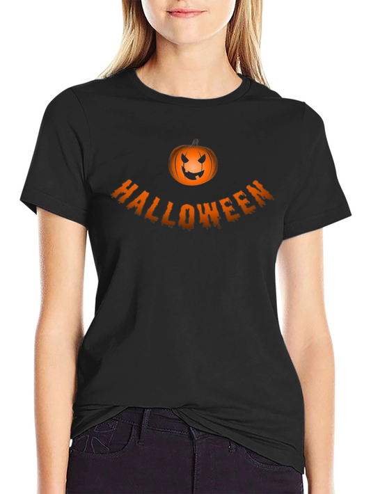 Halloween Pumpkin Graphic T-Shirt
