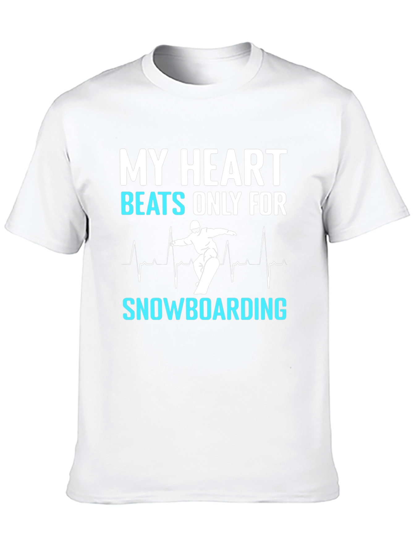 My Heart Beats for Snowboarding T-Shirt