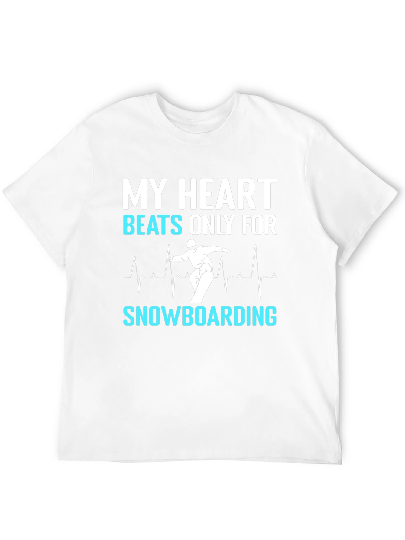 My Heart Beats for Snowboarding T-Shirt