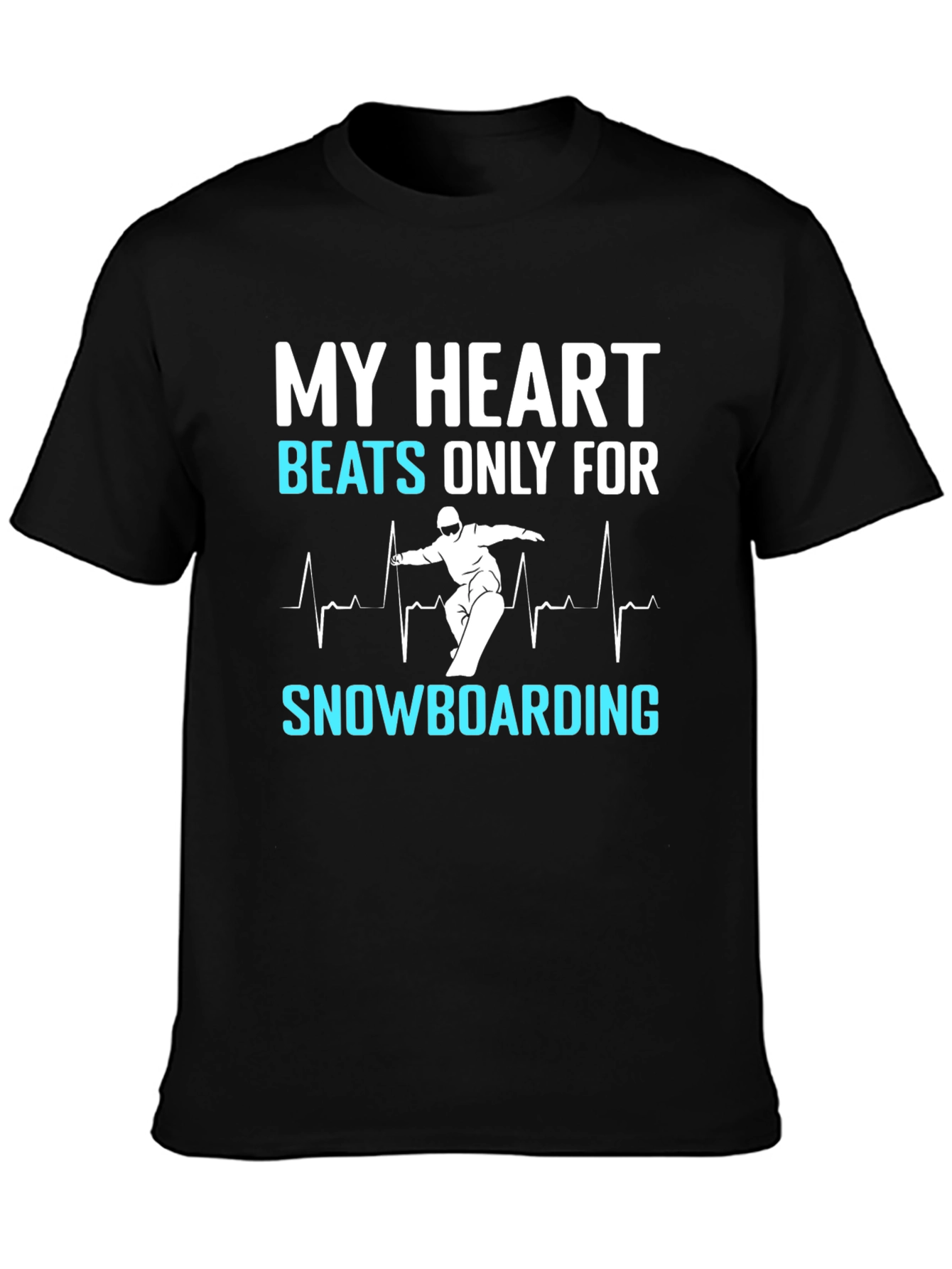 My Heart Beats for Snowboarding T-Shirt