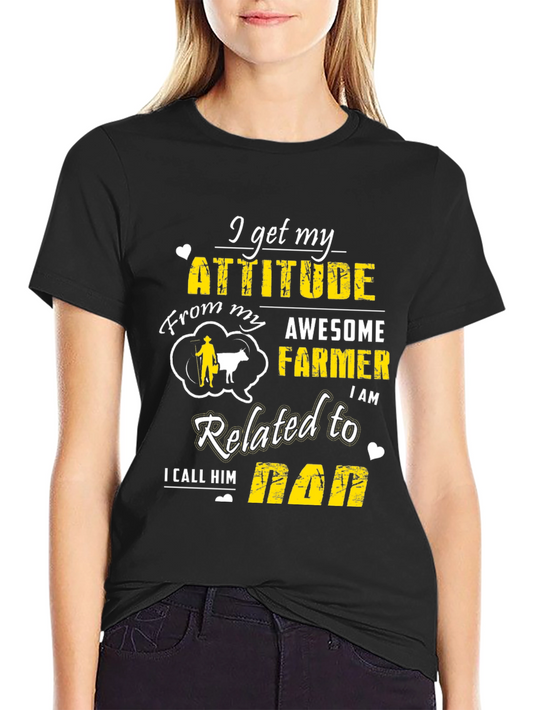 Awesome Farmer Dad T-Shirt