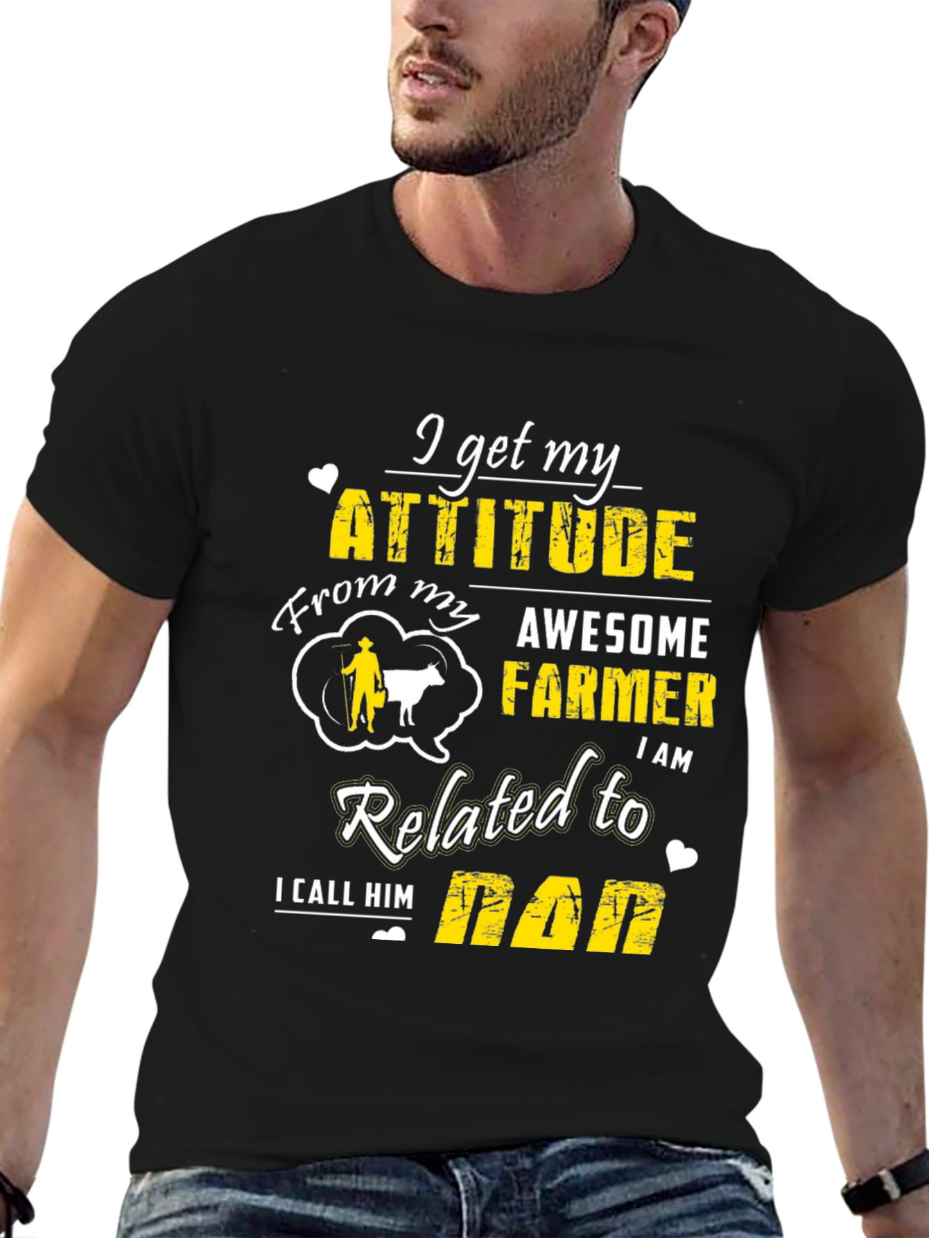 Awesome Farmer Dad T-Shirt