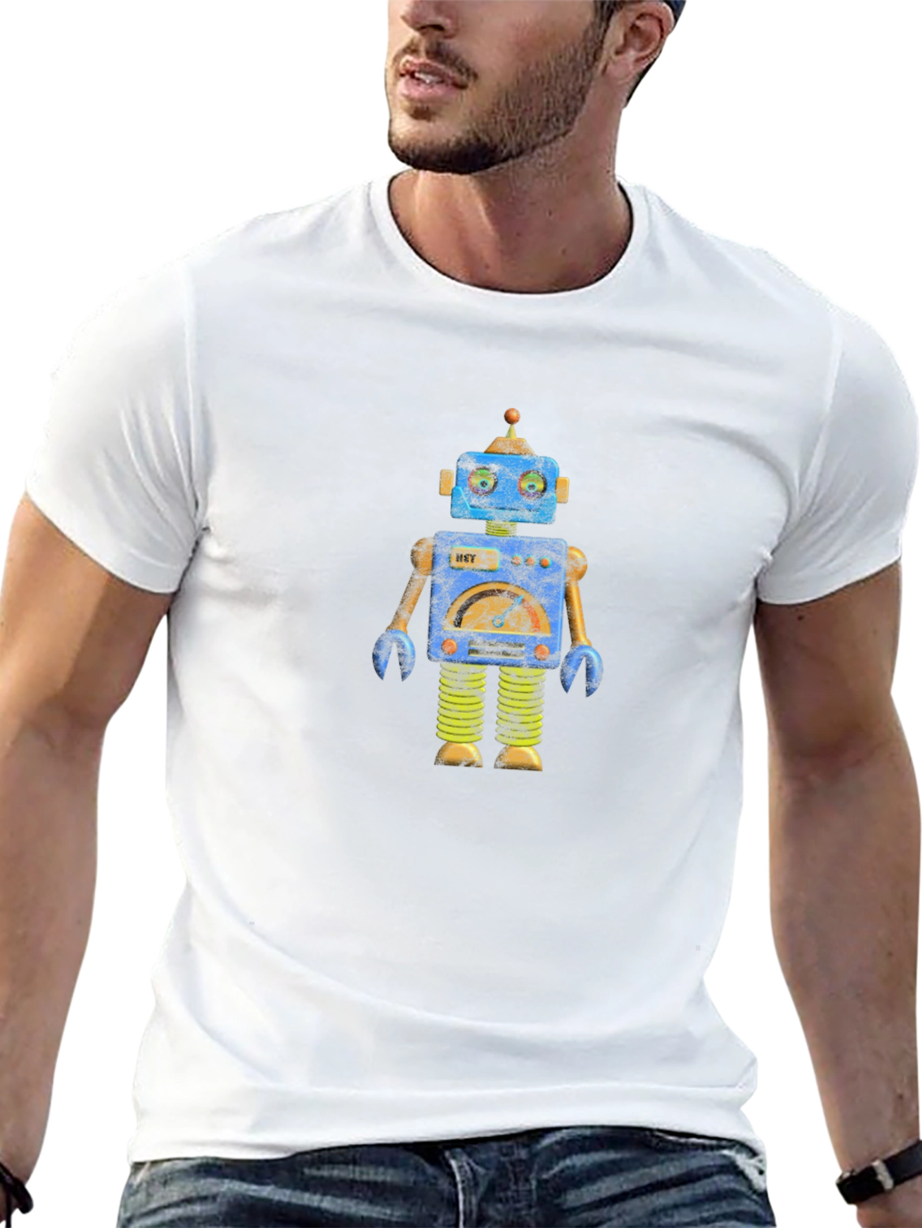 Retro Robot Graphic Tee