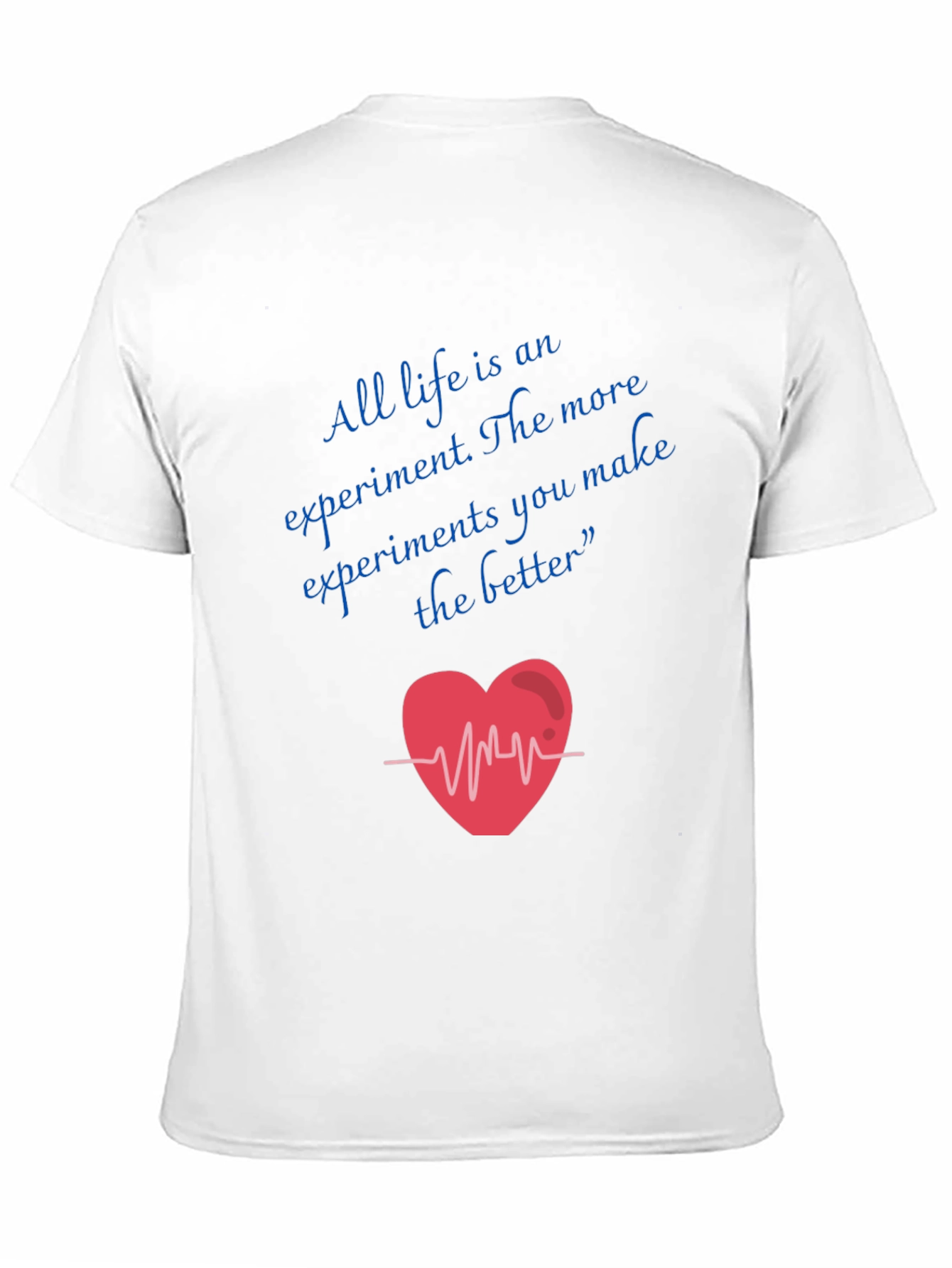 Life Experiment Heartbeat Graphic Tee - Black