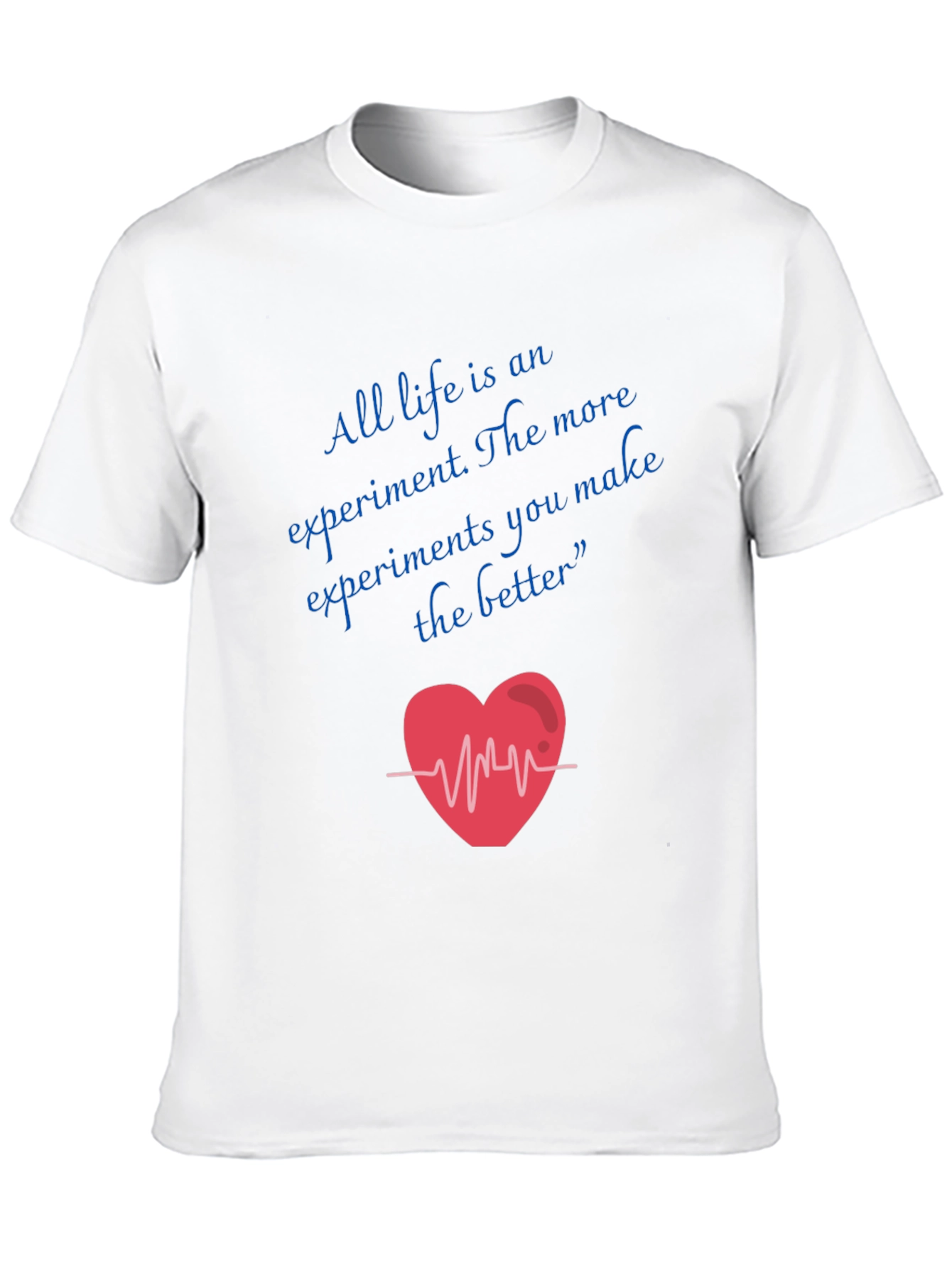 Life Experiment Heartbeat Graphic Tee - Black
