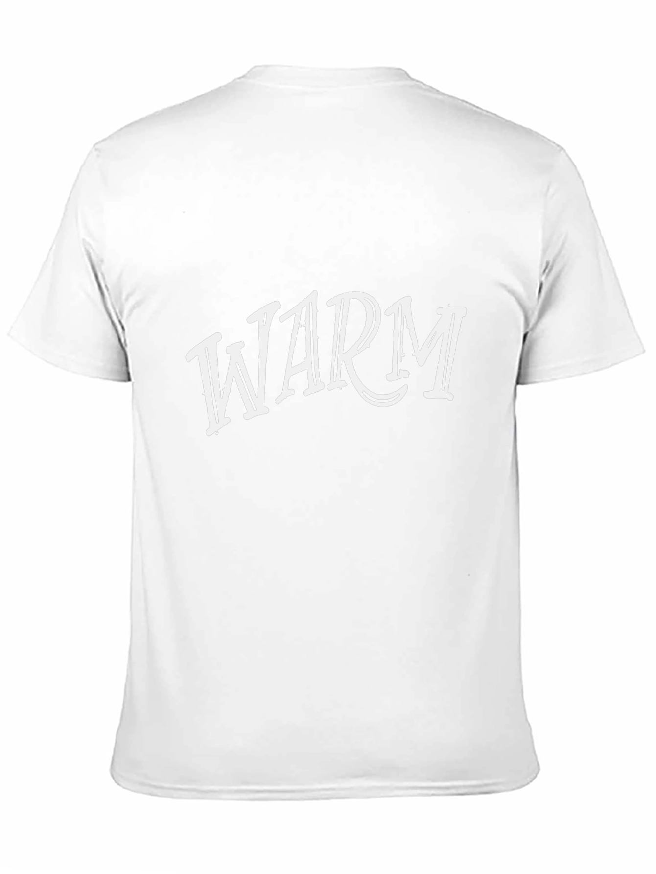 Warm Graphic Tee - Black Casual T-Shirt