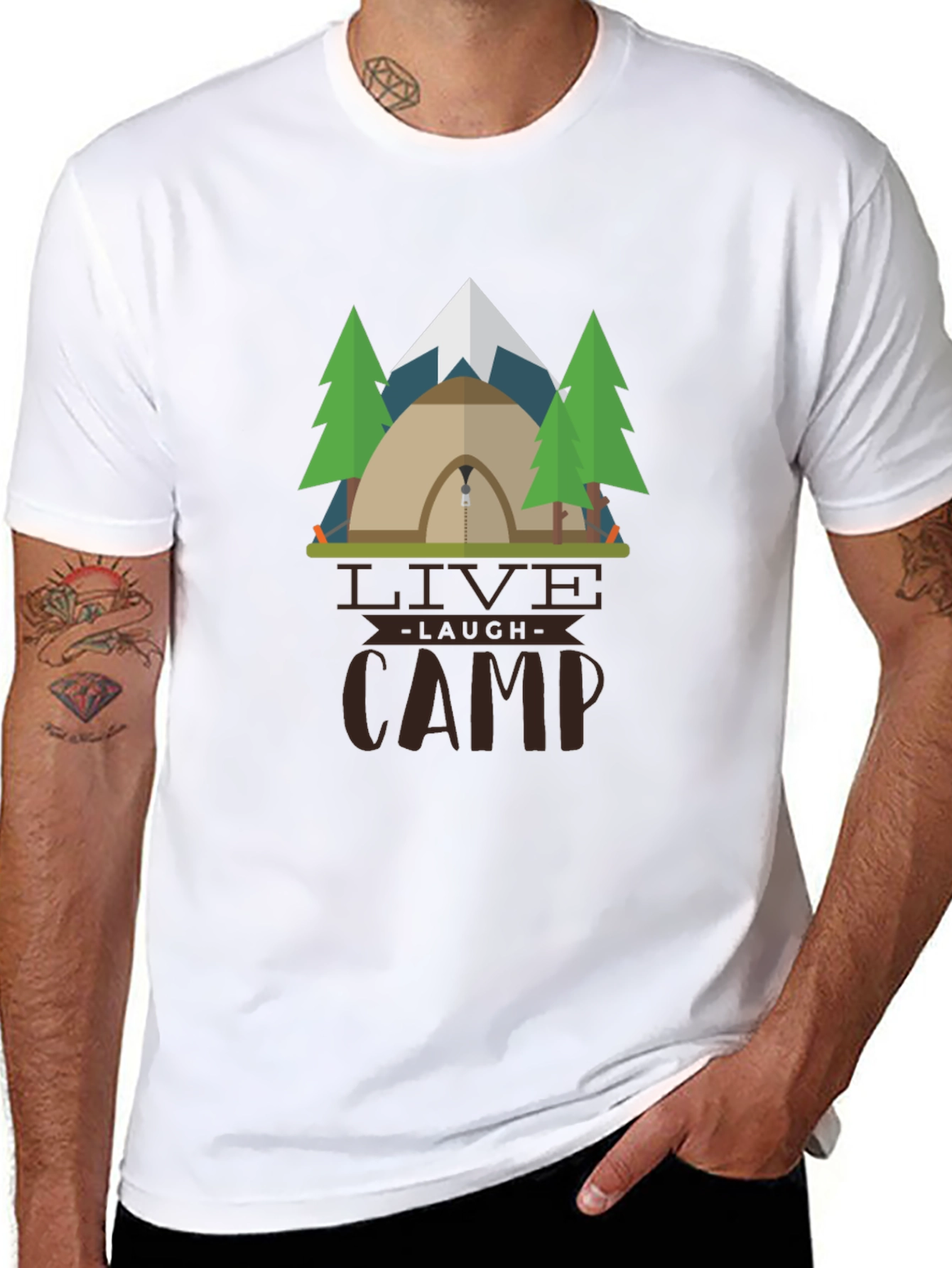 Live Laugh Camp Graphic Tee