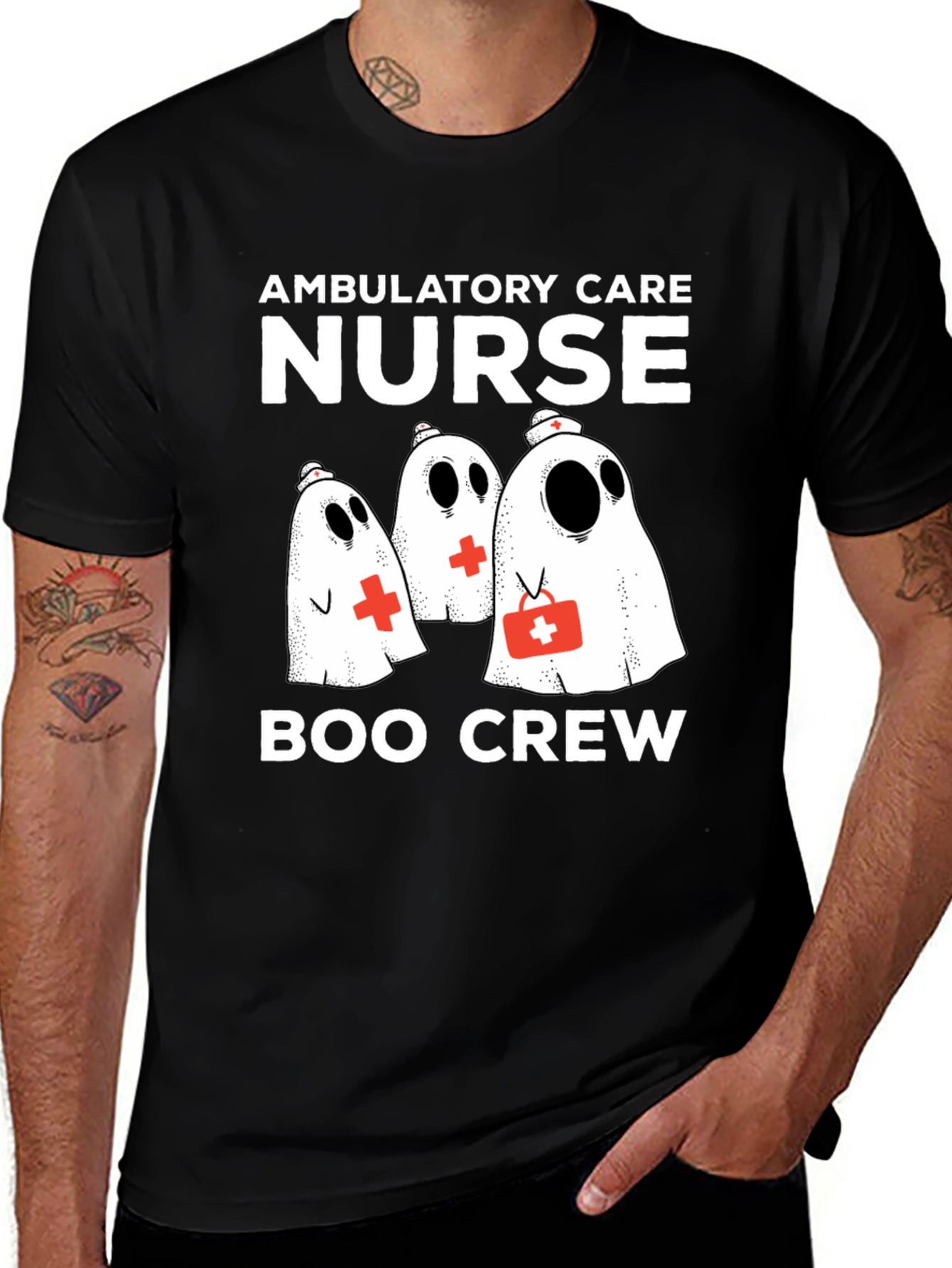 Ambulatory Care Nurse Boo Crew Halloween T-Shirt
