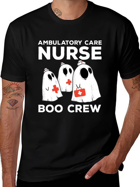 Ambulatory Care Nurse Boo Crew Halloween T-Shirt