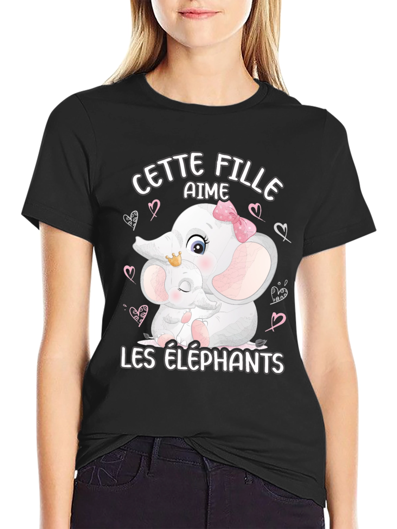 Cute Elephant Mom & Baby T-Shirt
