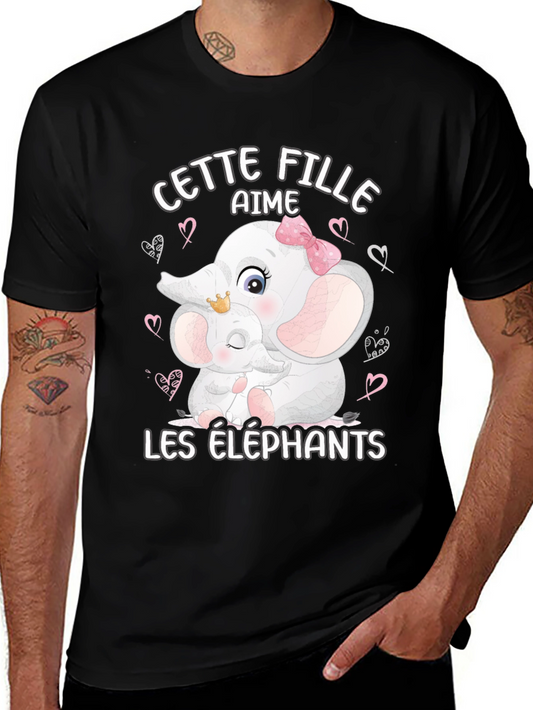 Cute Elephant Mom & Baby T-Shirt