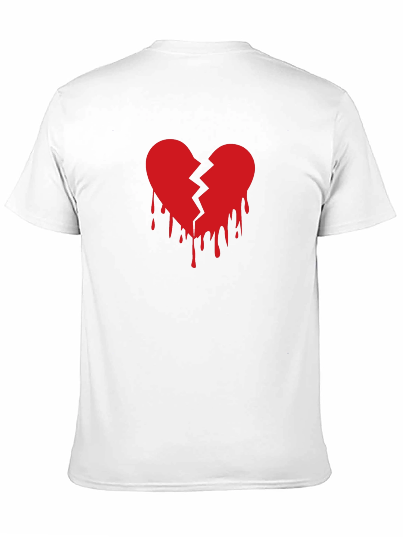 Broken Heart Graphic T-Shirt - Trendy Design