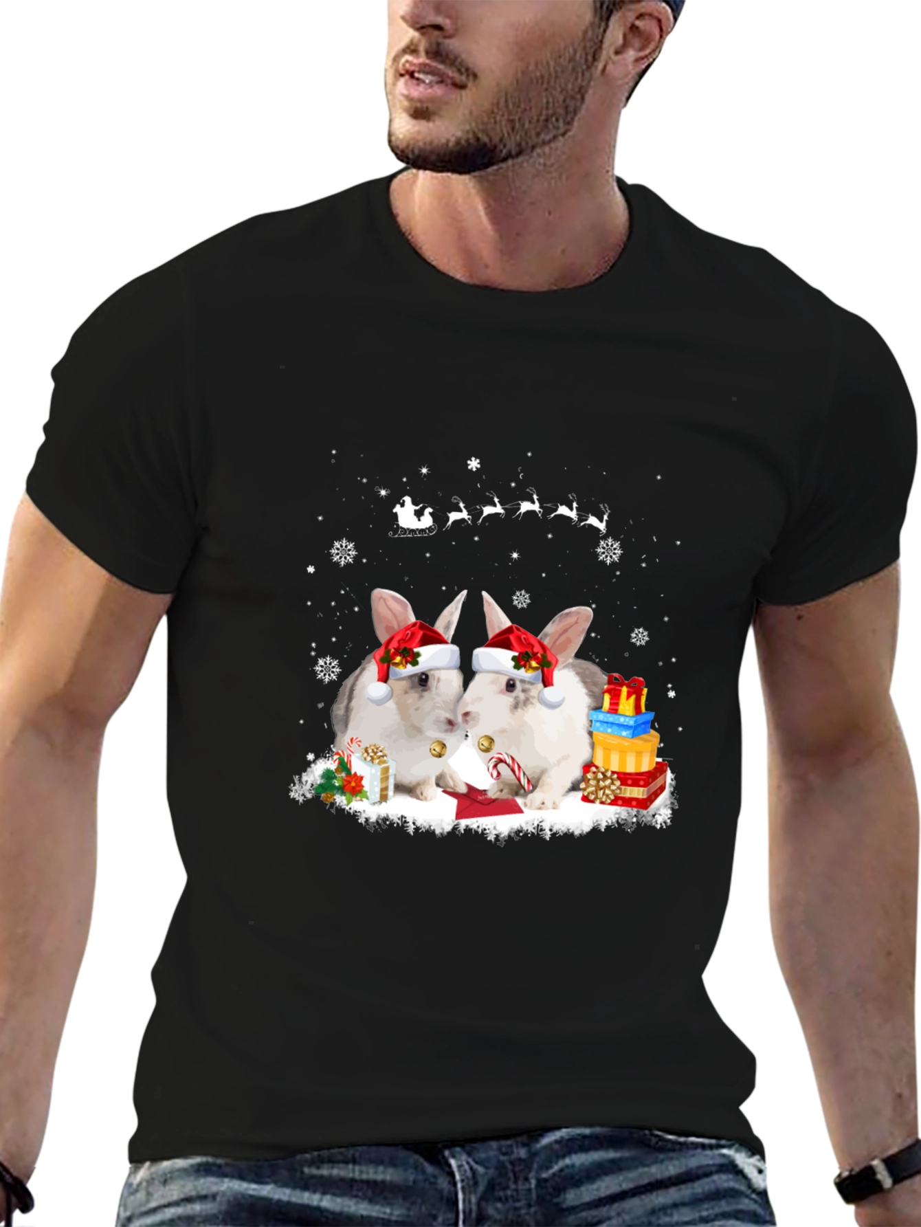 Christmas Bunny T-Shirt