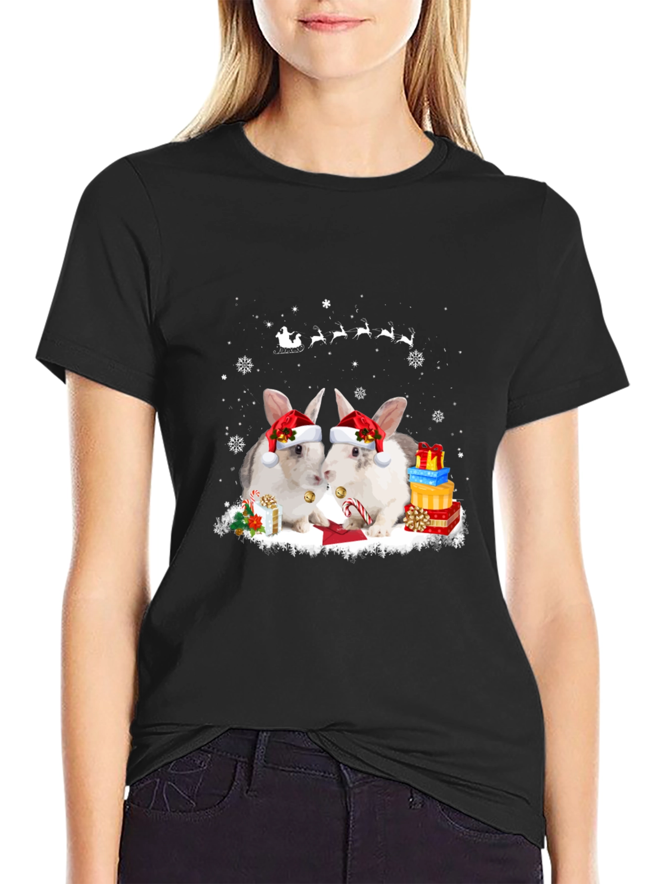 Christmas Bunny T-Shirt