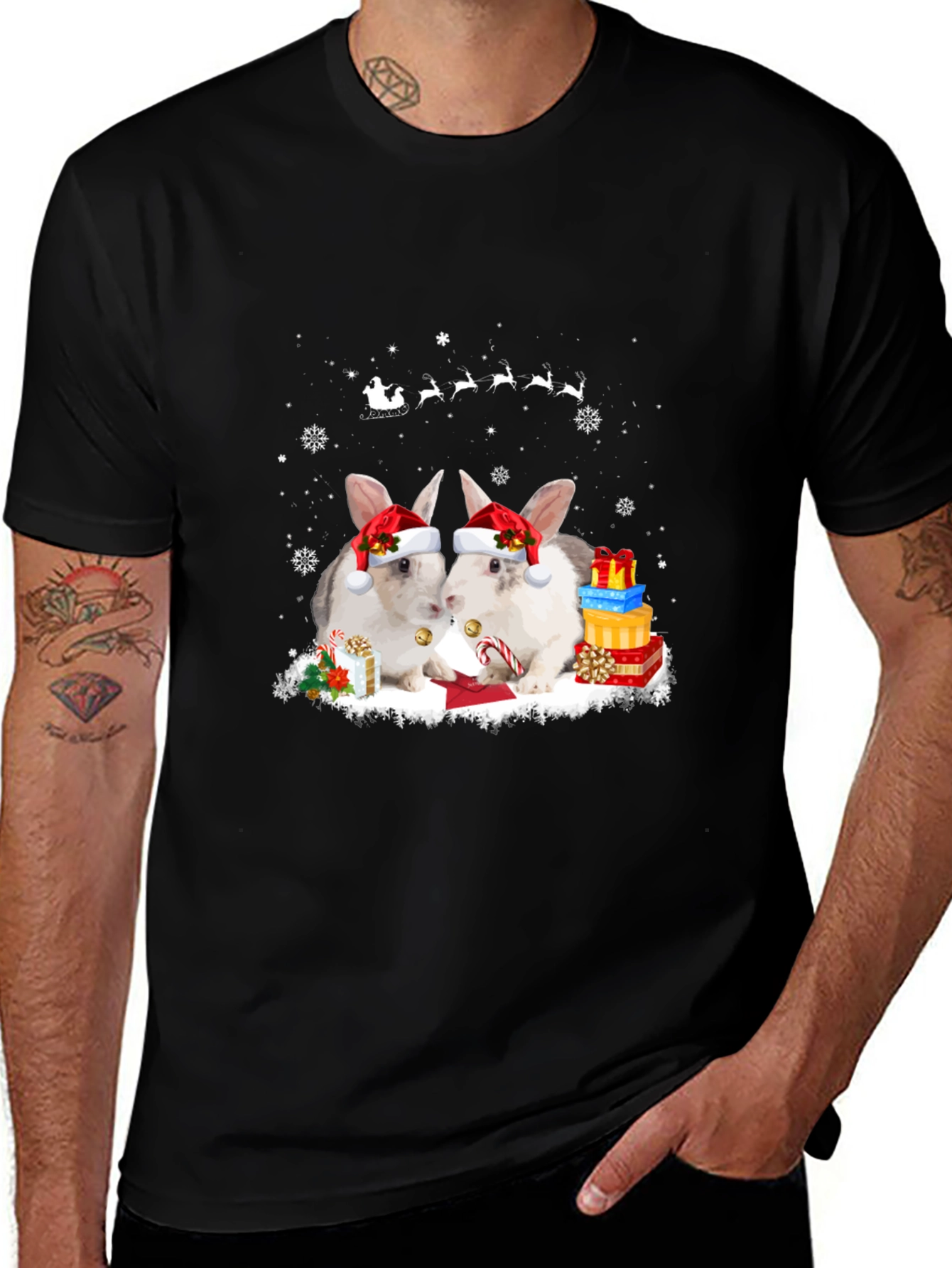 Christmas Bunny T-Shirt