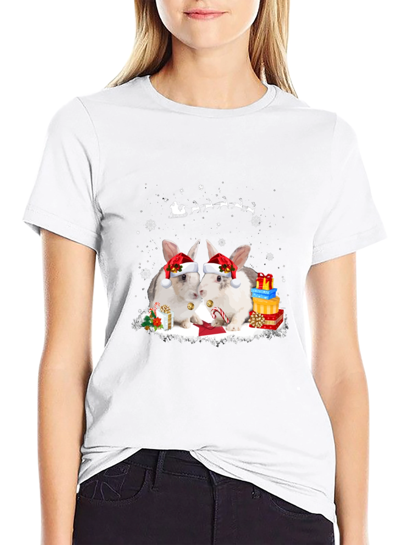 Christmas Bunny T-Shirt