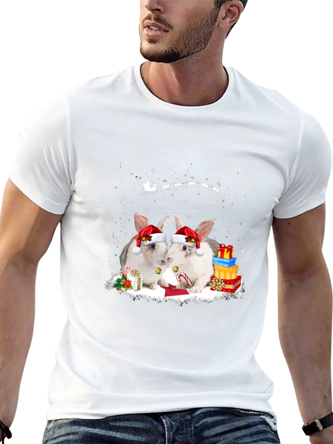 Christmas Bunny T-Shirt