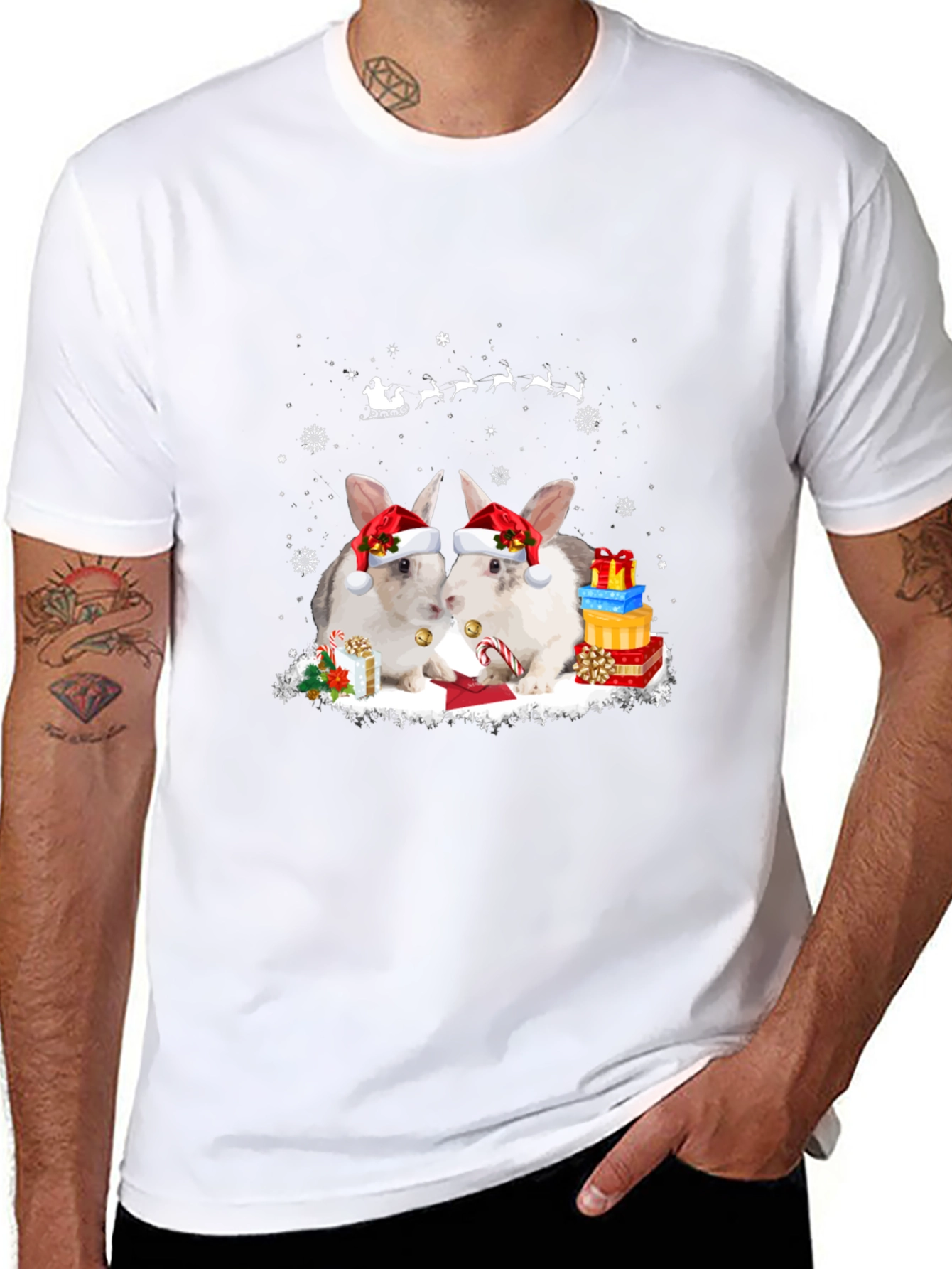 Christmas Bunny T-Shirt