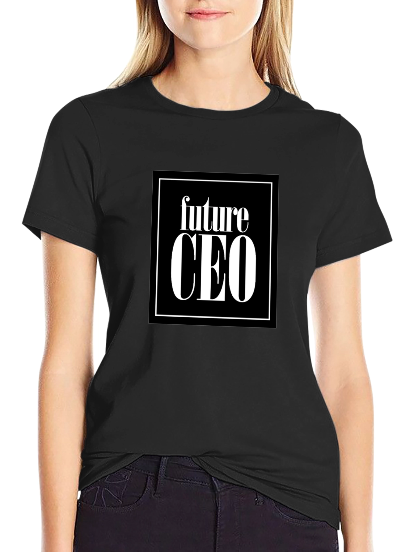 Future CEO T-Shirt - Black Graphic Tee