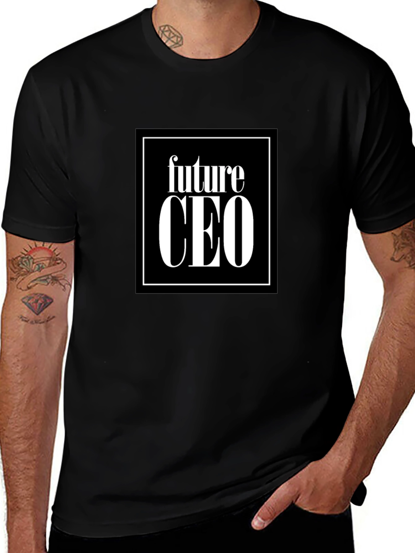 Future CEO T-Shirt - Black Graphic Tee