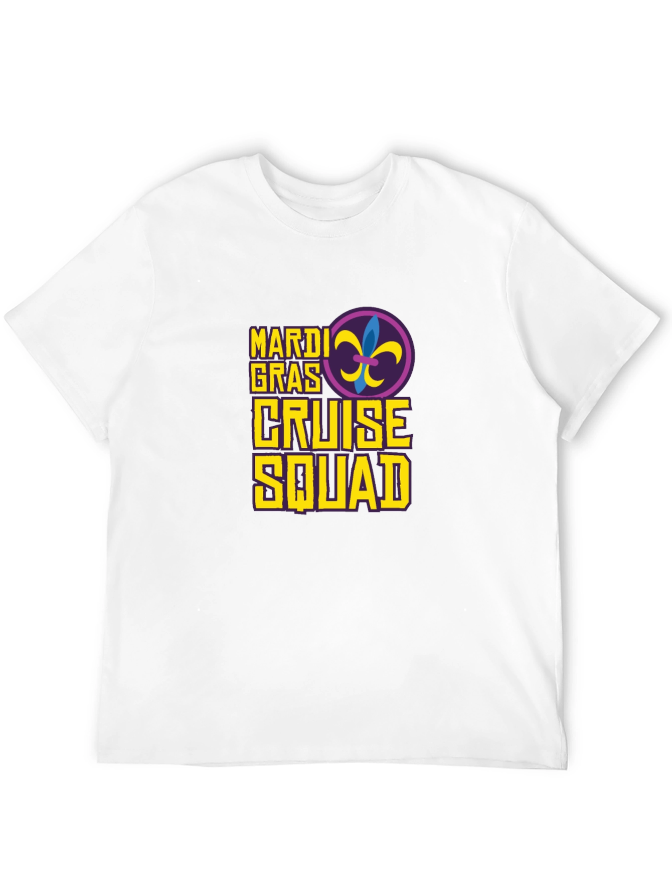 Mardi Gras Cruise Squad T-Shirt - Black