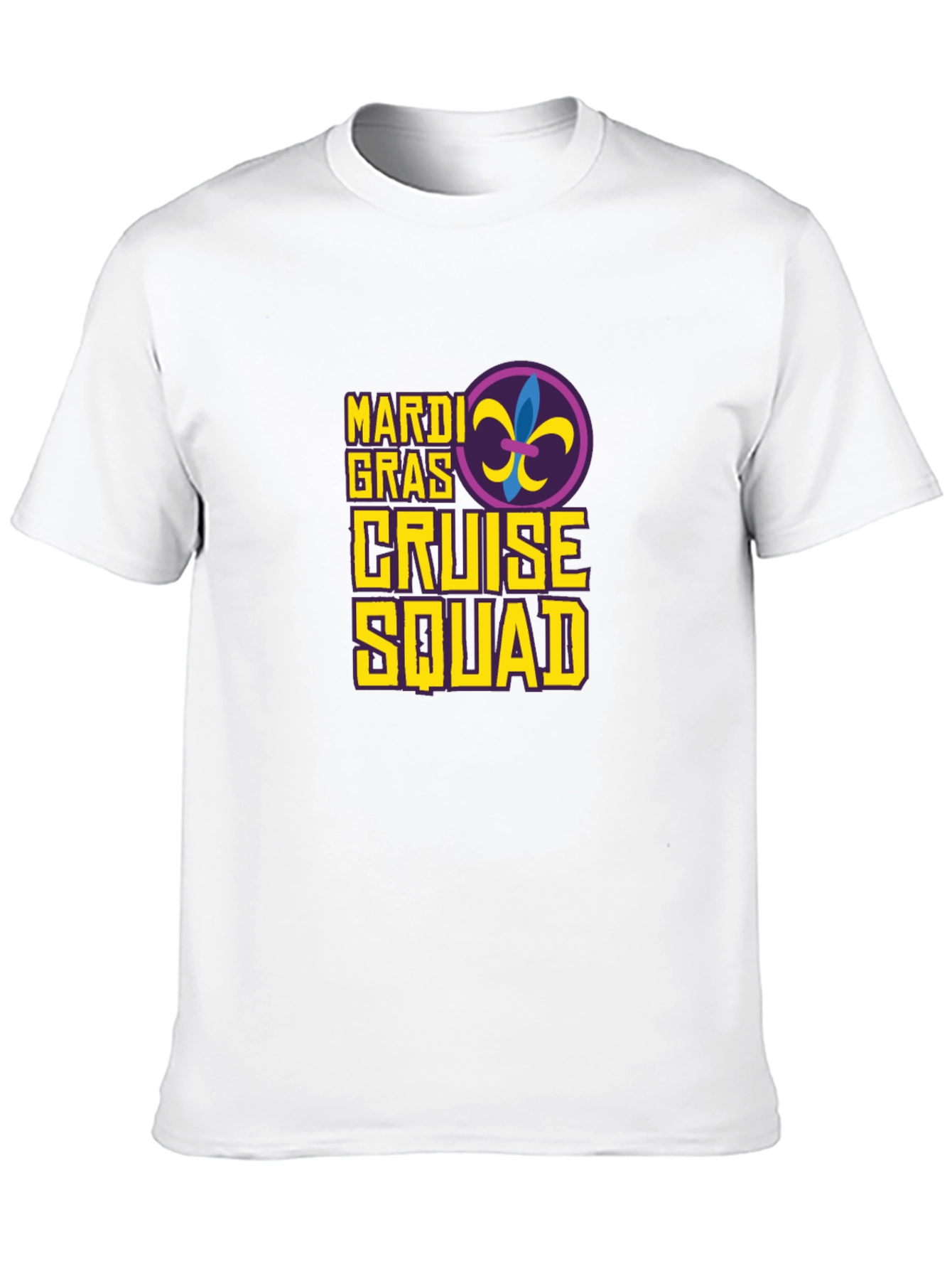 Mardi Gras Cruise Squad T-Shirt - Black