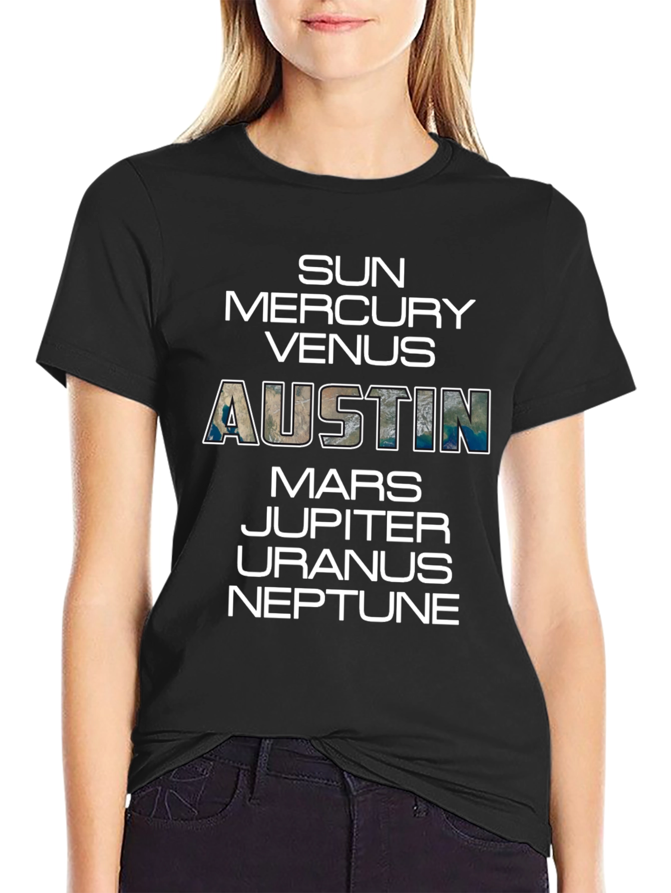Planets of Austin T-Shirt - City Pride Tee