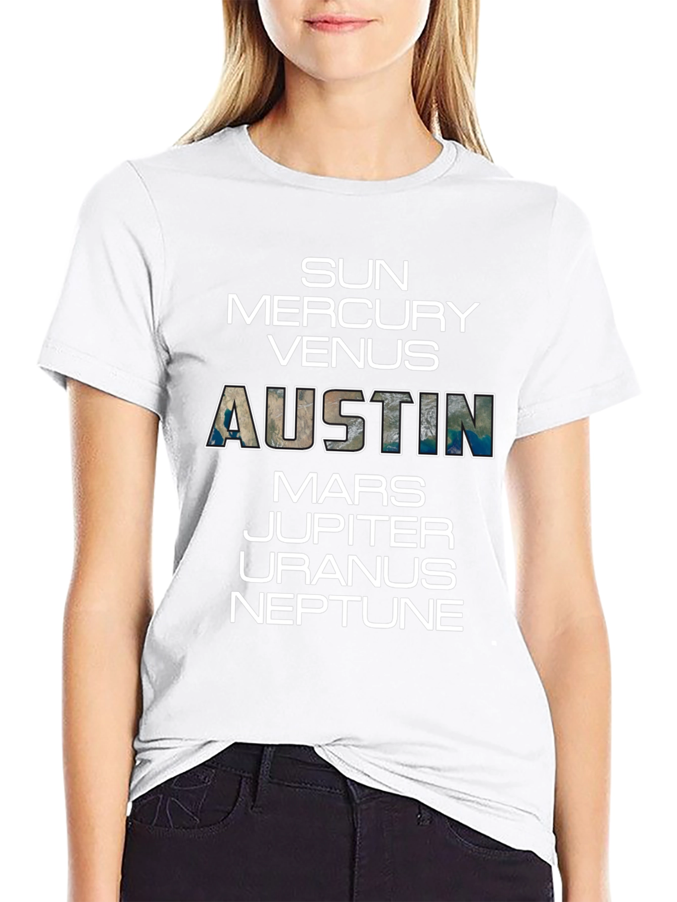 Planets of Austin T-Shirt - City Pride Tee