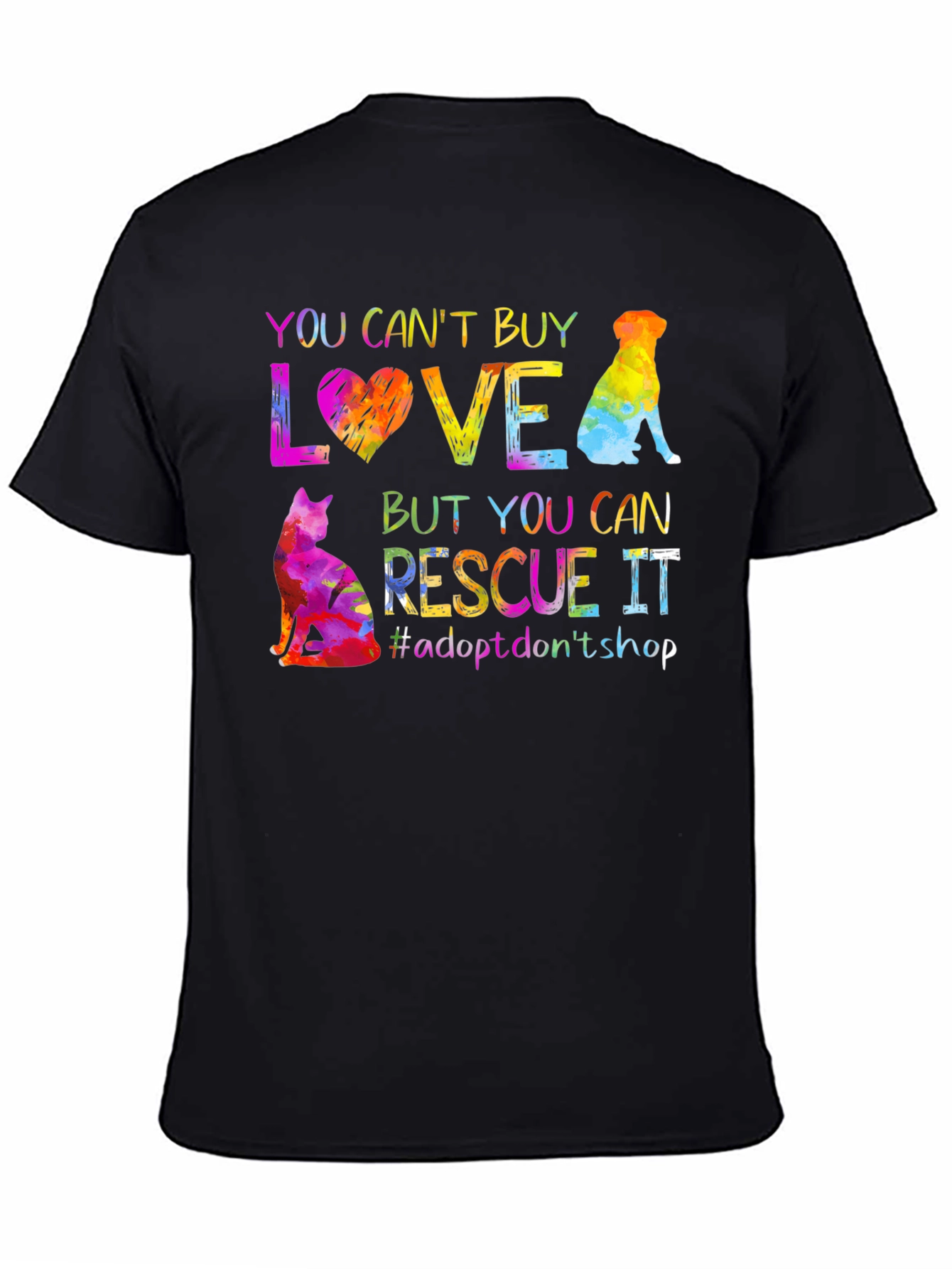 Rescue Love T-Shirt - Adopt Dont Shop!