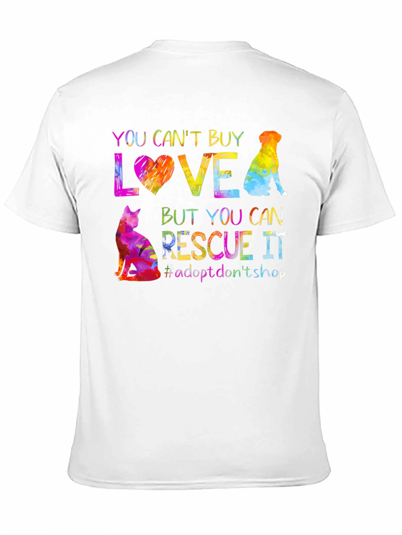 Rescue Love T-Shirt - Adopt Dont Shop!