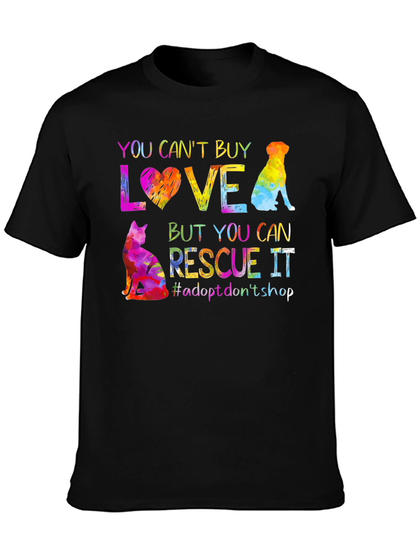 Rescue Love T-Shirt - Adopt Dont Shop!