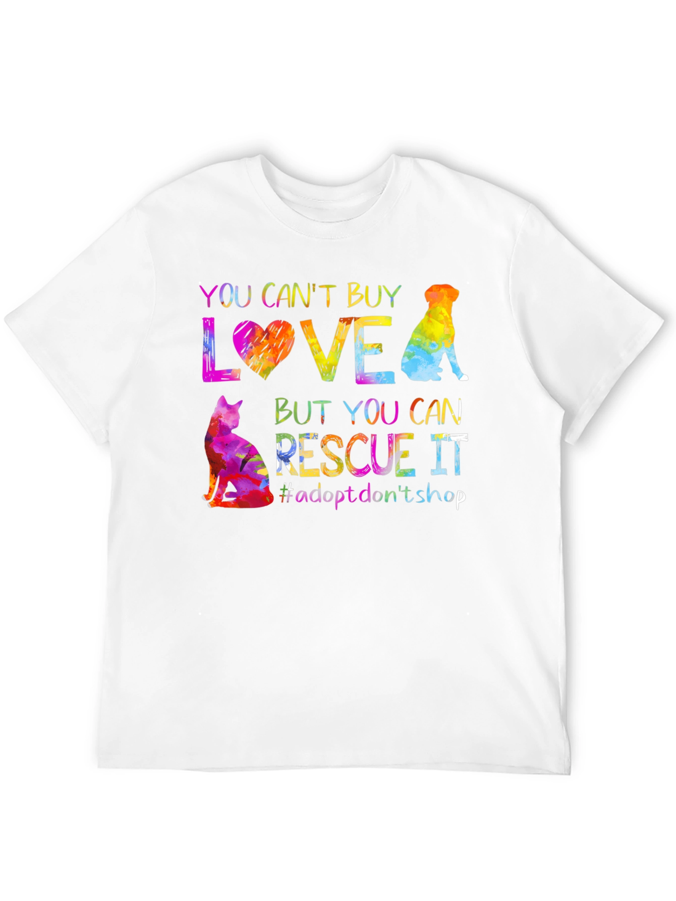 Rescue Love T-Shirt - Adopt Dont Shop!