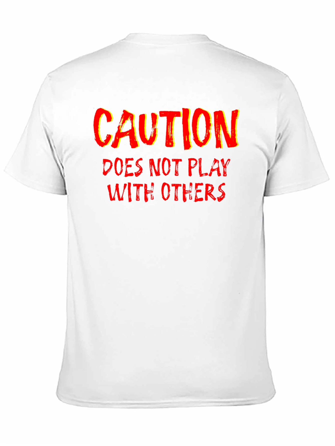 Caution Funny Graphic T-Shirt