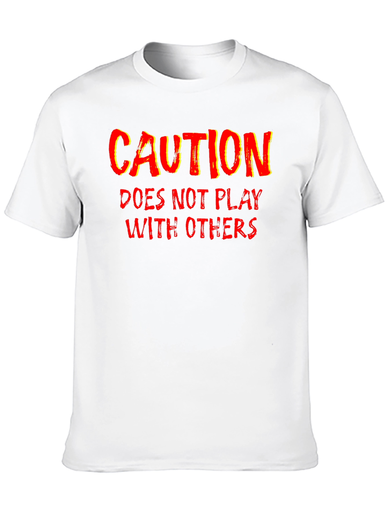 Caution Funny Graphic T-Shirt