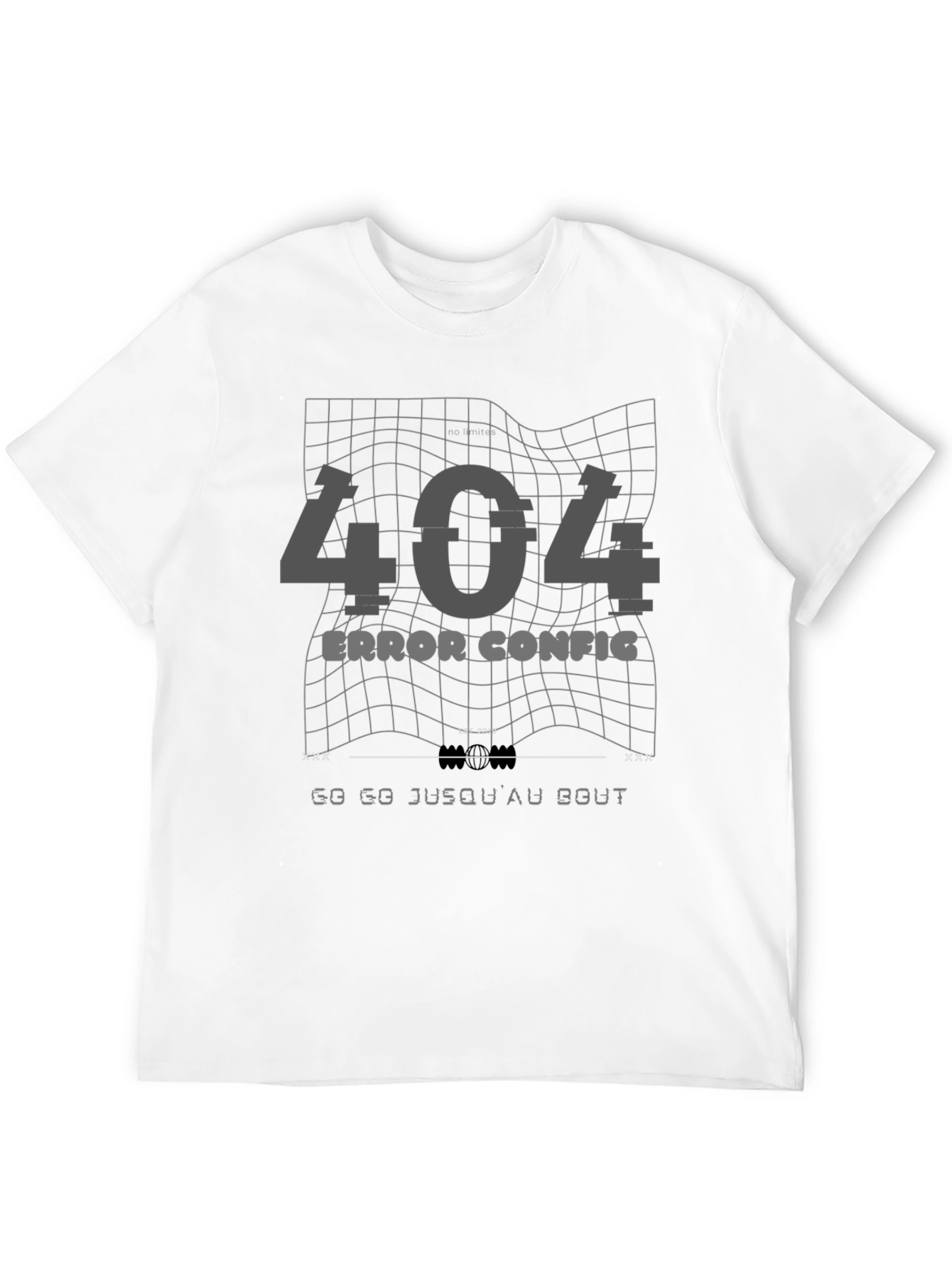 404 Error Config T-Shirt - Glitch Style