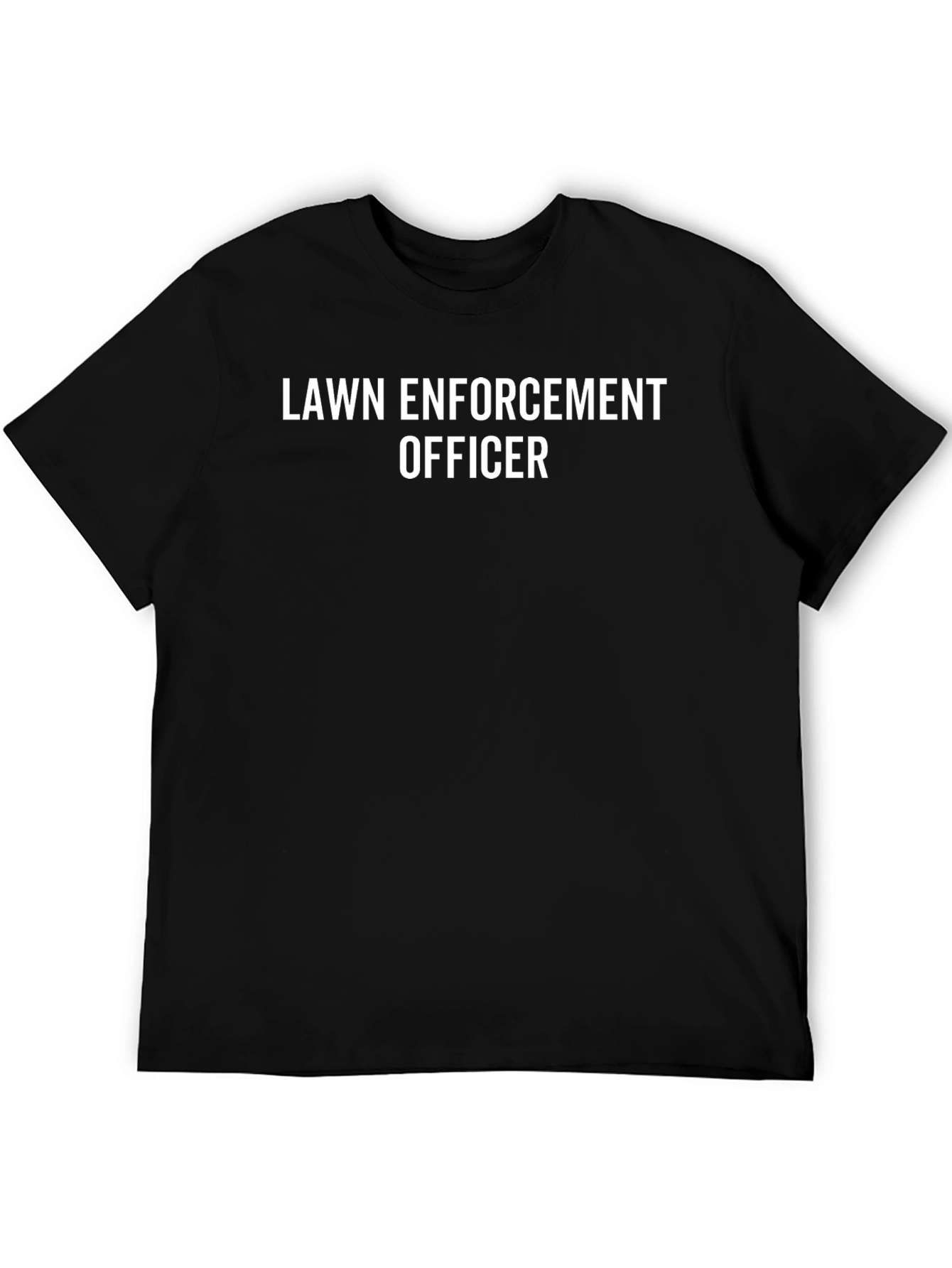 Lawn Enforcement Officer Graphic T-Shirt