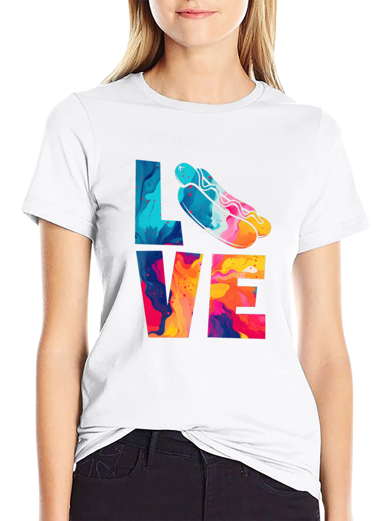 Love Hotdogs T-Shirt Fun Graphic Tee
