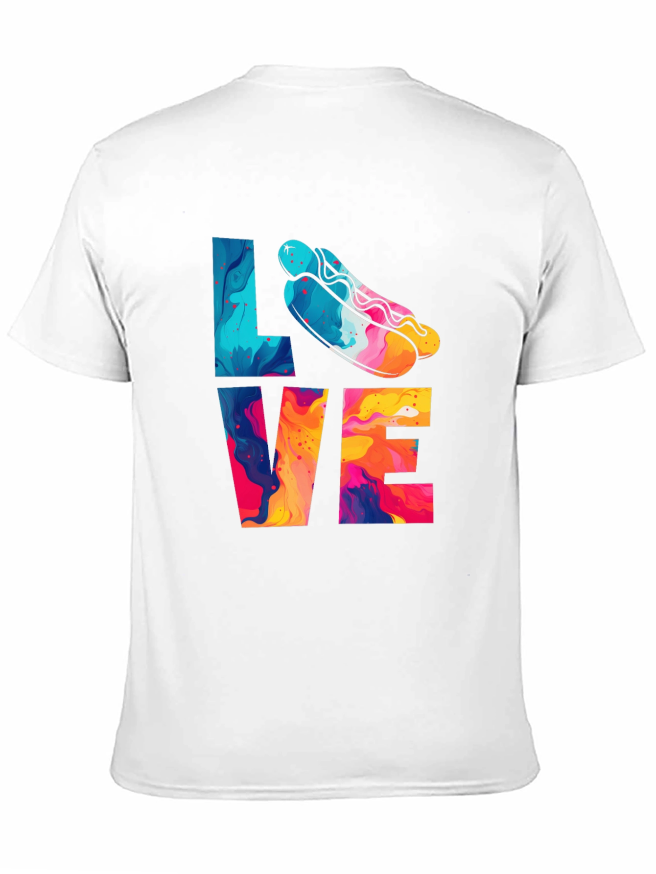Love Hotdogs T-Shirt Fun Graphic Tee