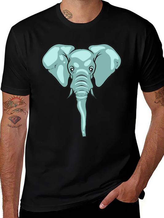 Elephant Graphic Tee - Soft Cotton Blend