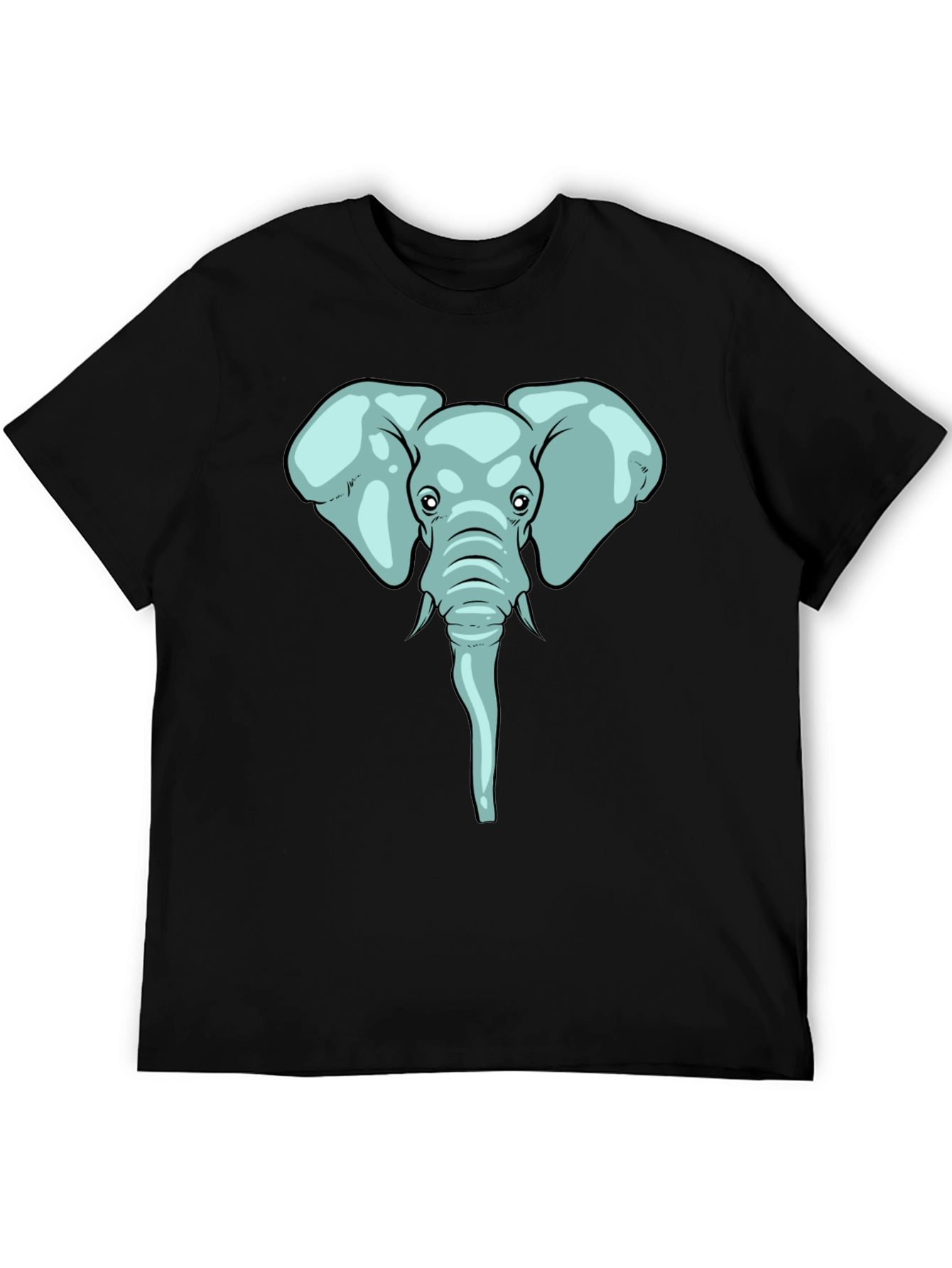Elephant Graphic Tee - Soft Cotton Blend