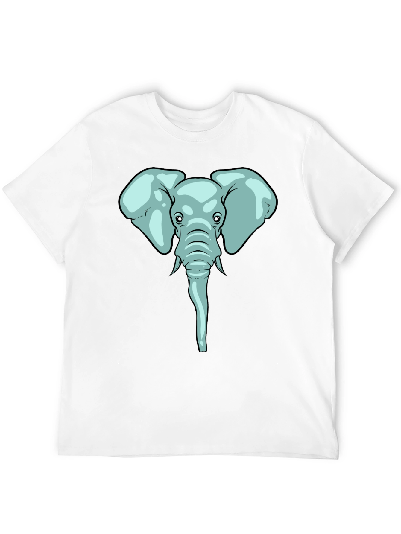 Elephant Graphic Tee - Soft Cotton Blend
