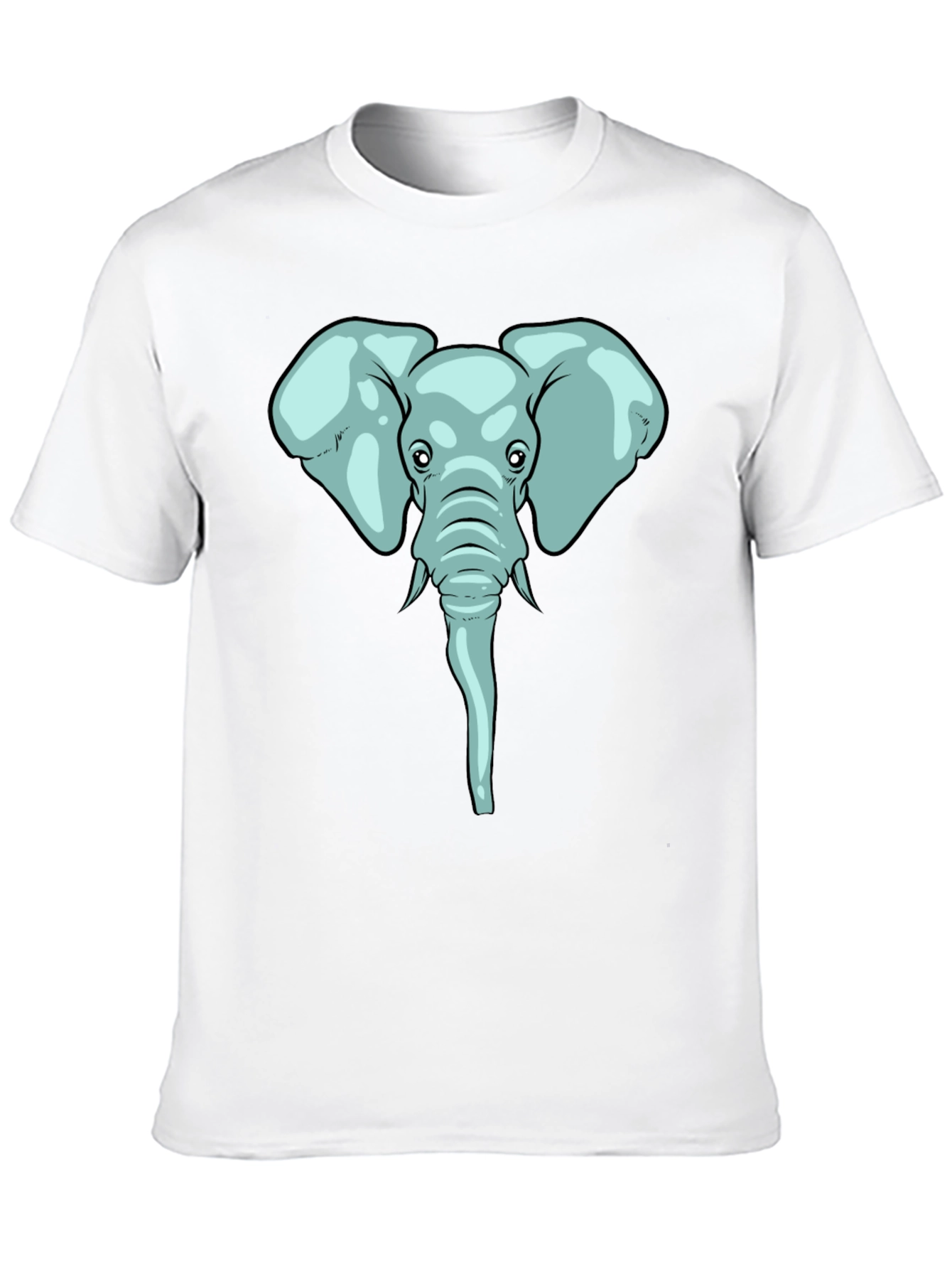 Elephant Graphic Tee - Soft Cotton Blend