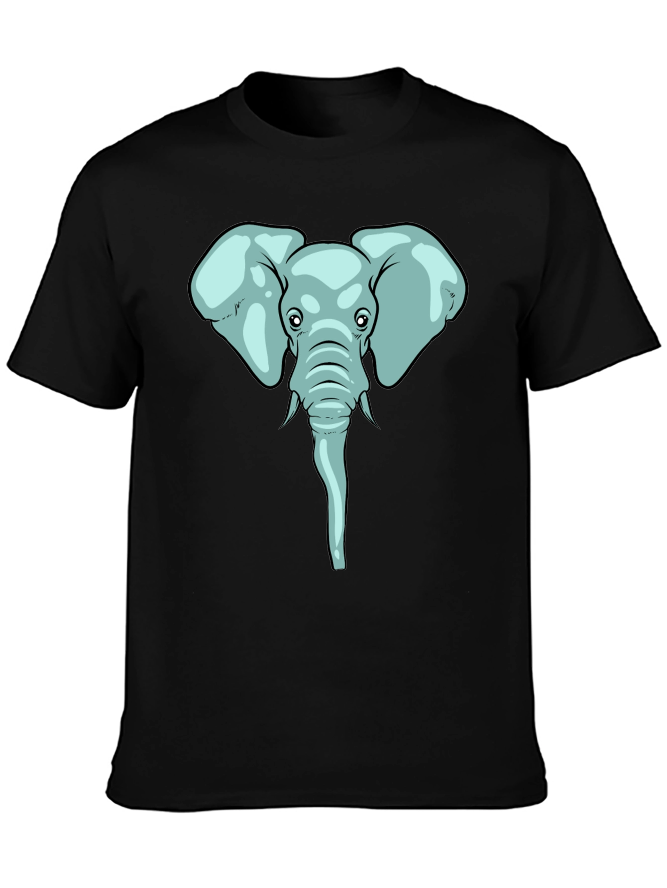 Elephant Graphic Tee - Soft Cotton Blend