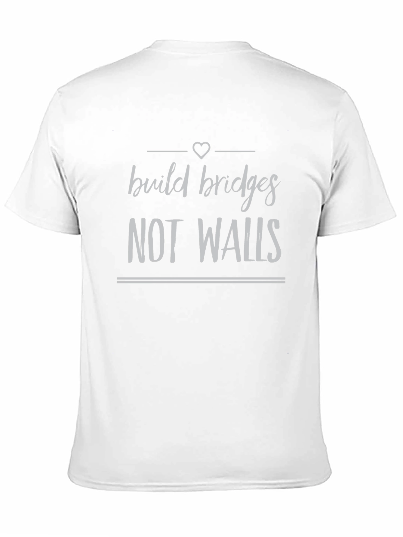 Build Bridges Not Walls Graphic Tee