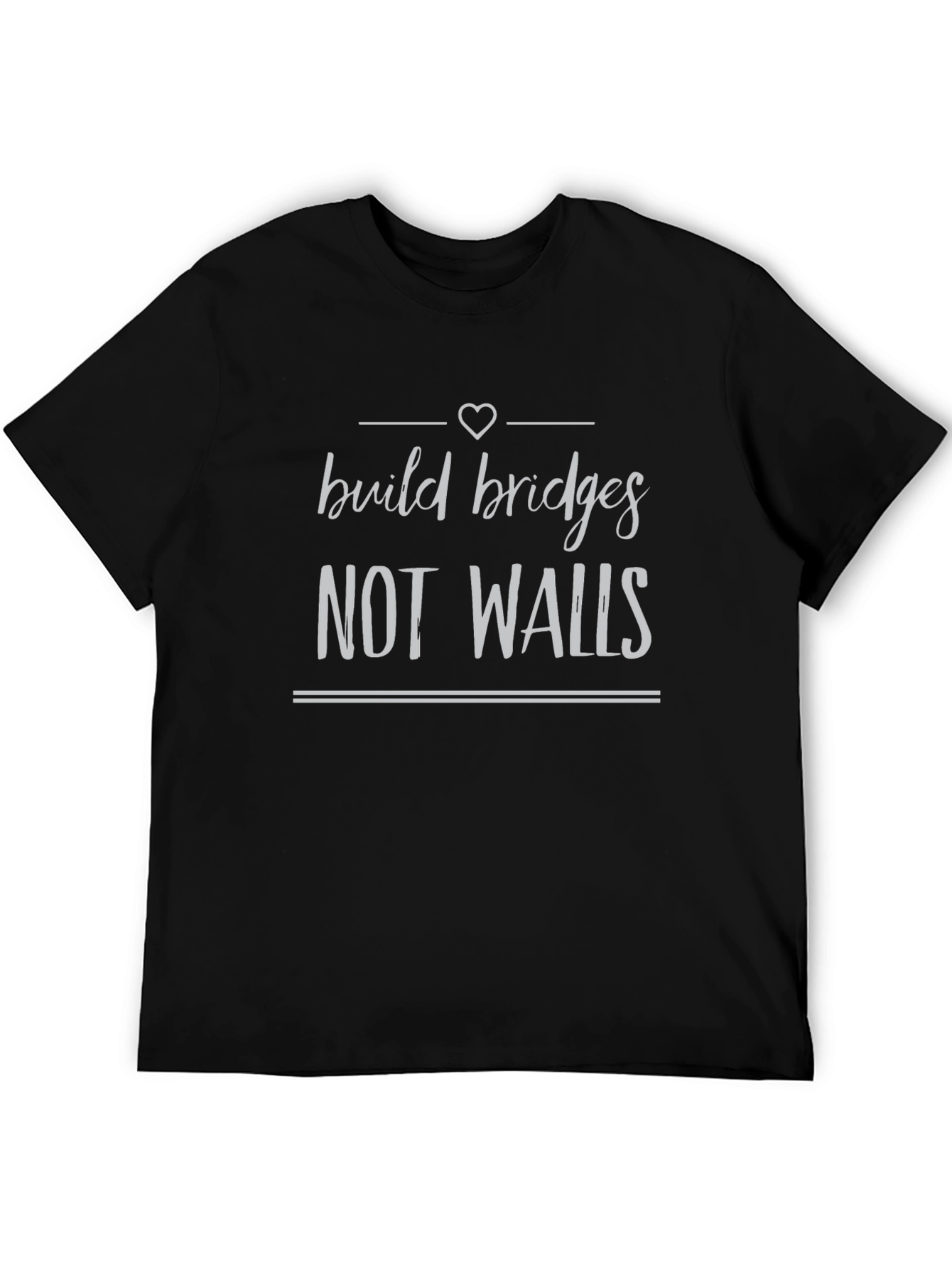 Build Bridges Not Walls Graphic Tee