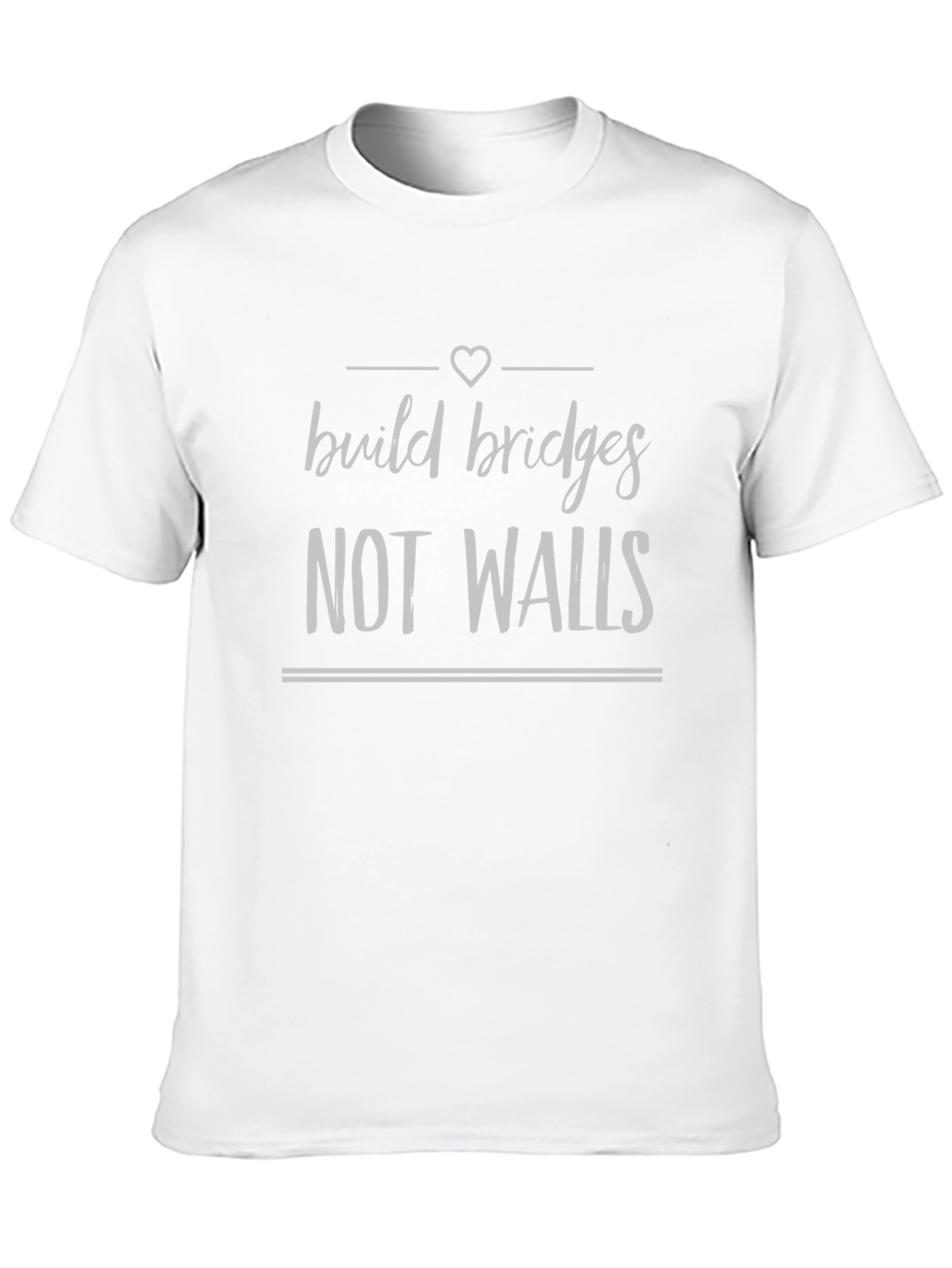 Build Bridges Not Walls Graphic Tee