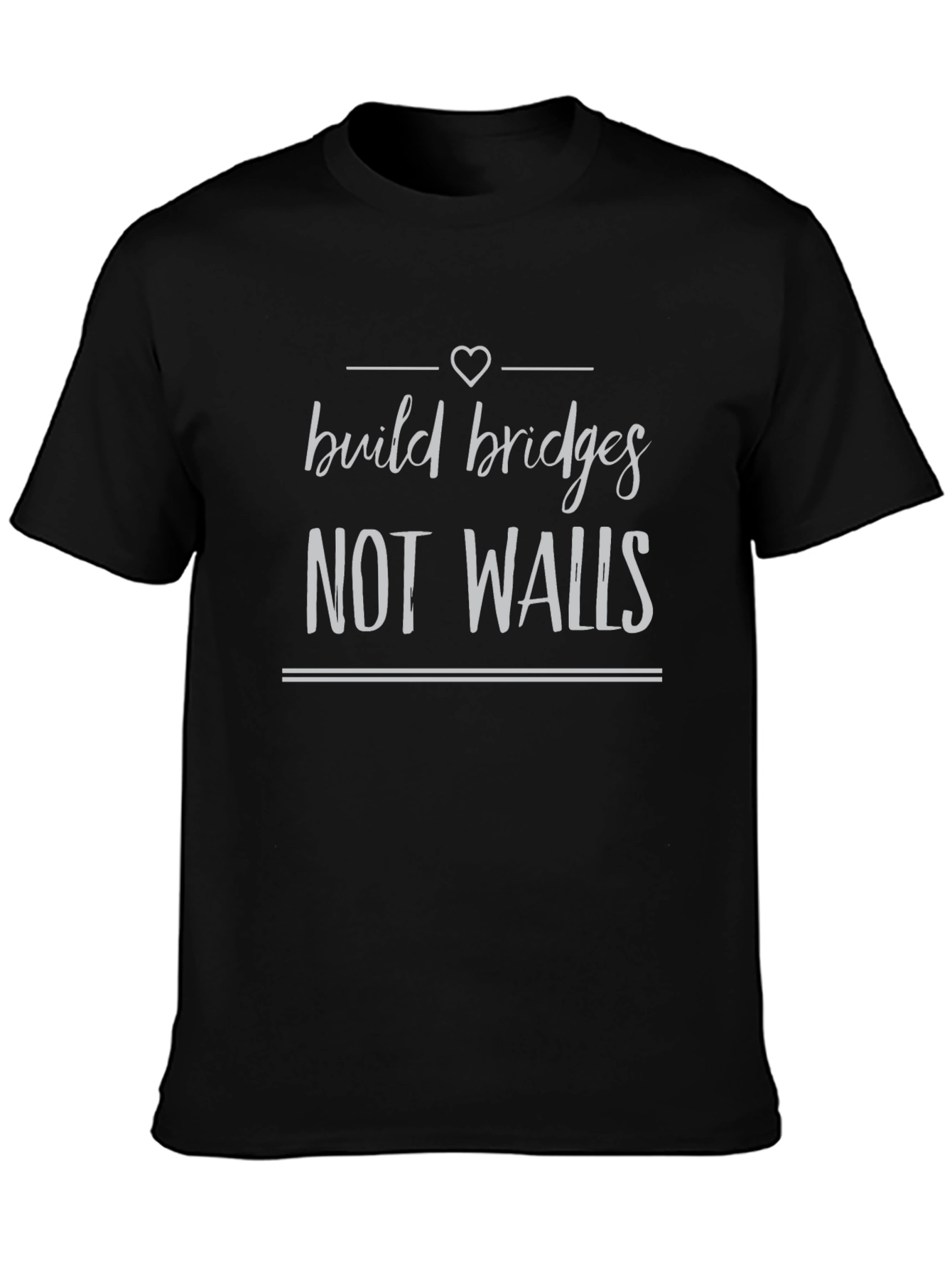 Build Bridges Not Walls Graphic Tee
